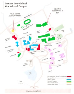 Map of Stewart Home School