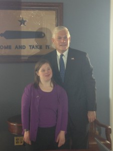 Sarah with Congressman Sessions