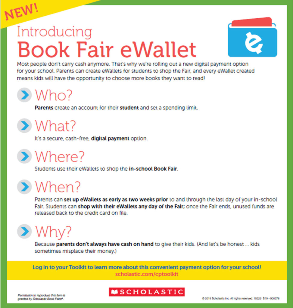 Scholastic Book Fair eWallet: A Safe, Cashless Way to Shop